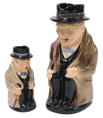Lot 69 - Two Royal Doulton graduated pottery Winston...