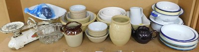 Lot 2009 - Kitchenalia, to include a pair of J&J Siddons...