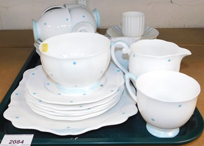 Lot 2084 - A Bell china part tea service, each piece...