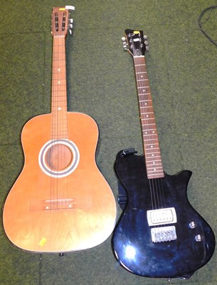 Lot 2113 - A First Act electric guitar, in black, ME537,...