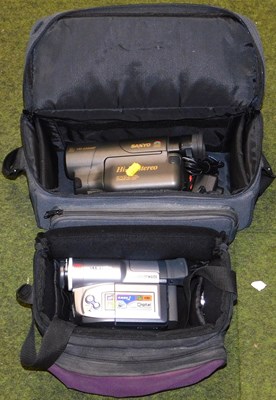 Lot 2137 - A Samsung 80mm camcorder, SCL770, together...