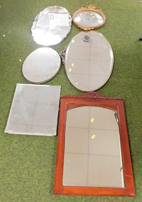 Lot 2143 - A group of wall mirrors, to include a gilt...