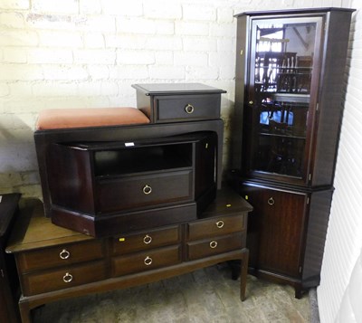 Lot 1007 - A group of Stag Minstrel furniture, comprising...
