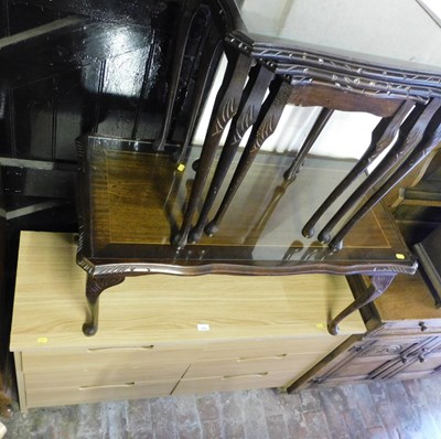 Lot 1016 - A contemporary chest of six drawers, 77cm high,...