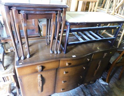 Lot 1059 - A group of furniture, comprising a nest of...