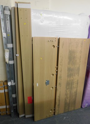 Lot 1059 - A small double bed, comprising an Ikea Malm...