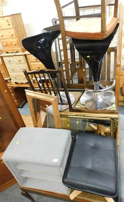 Lot 1106 - A group of furniture, to include two bar...