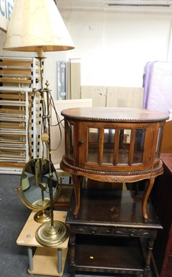 Lot 1072 - A group of furniture, to include a hardwood...