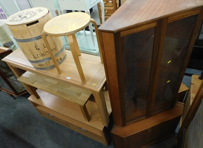 Lot 1107 - A group of furniture, comprising two coffee...