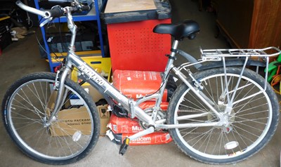 Lot 1150 - A Montreal Ammaco bicycle, in silver trim.
