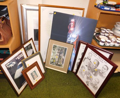 Lot 2211 - Various pictures, prints, etc., to include...