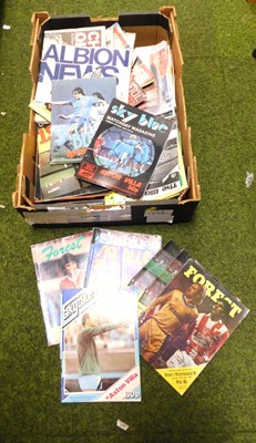 Lot 2217 - Various football programmes, to include...