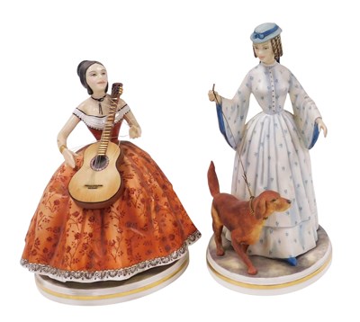 Lot 229 - A Royal Worcester porcelain figure modelled as...