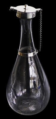 Lot 257 - A Victorian cut glass claret jug, of plain...