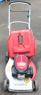 Lot 351 - A Mountfield petrol lawn mower, with a Honda...