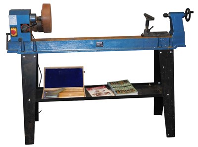 Lot 353 - A Sealey ten speed wood lathe, model number...