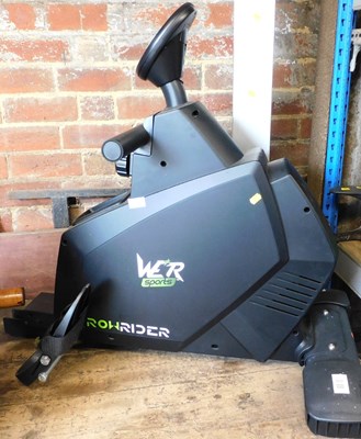 Lot 1172 - A WER Sports row rider rowing machine.