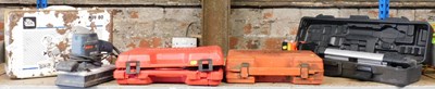 Lot 1181 - An Elu 110w planer, together with a Bosch...
