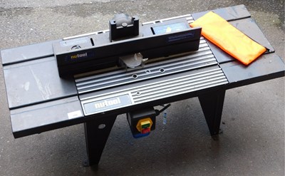 Lot 356 - A Nutool electric router table.