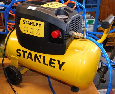Lot 357 - A Stanley air compressor, model number...