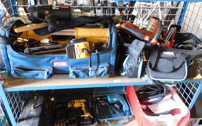 Lot 1207 - Various tools, to include a Ryobi caulk gun,...