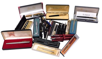 Lot 330 - Assorted Parker ballpoint and cartridge...