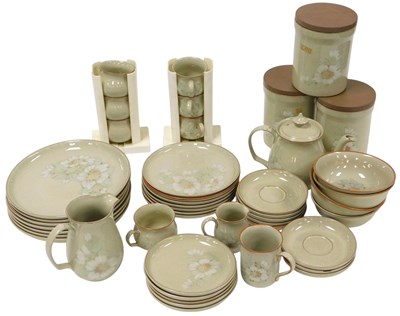 Lot 332 - A Denby pottery Daybreak pattern part dinner...