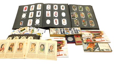 Lot 379 - Topical cigarette cards, including Wills and...