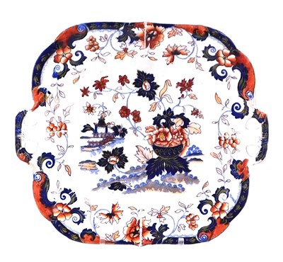 Lot 166 - A 19thC Minton Amherst Japan pattern twin...