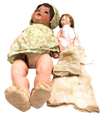 Lot 420 - An Armand Marseille bisque head doll, no. 996,...