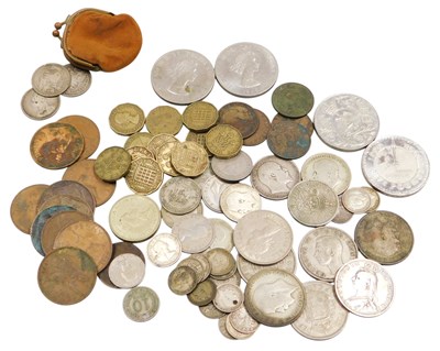 Lot 441 - Victorian and later silver and copper...