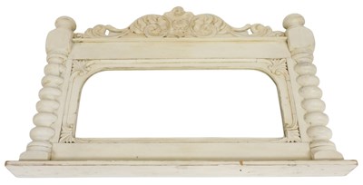 Lot 464 - A late 19thC Continental white painted wooden...