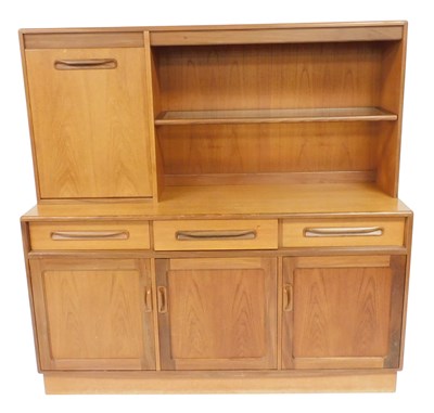 Lot 467 - A G-Plan teak lounge unit, in two sections,...