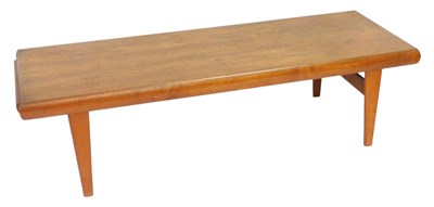 Lot 480 - A mid century teak extending coffee...