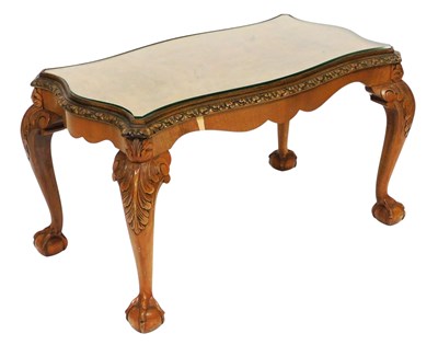 Lot 501 - A Georgian style walnut and mahogany...