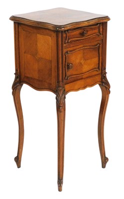 Lot 513 - A late 19thC French oak and walnut pot...