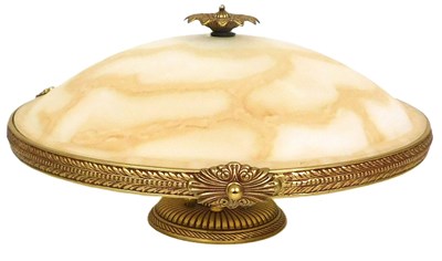 Lot 531 - A late 20thC Italian gilt brass and marbled...