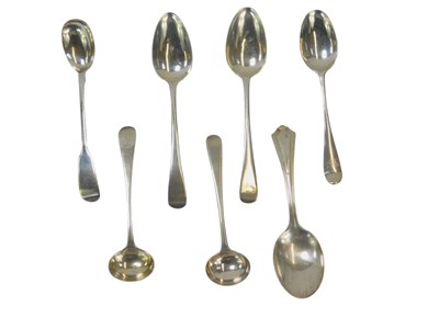 Lot 312 - A pair of George III silver teaspoons, London...