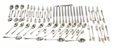 Lot 325 - Roberts & Belk Romney silver plated flat ware...