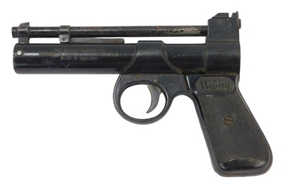 Lot 235 - A Webley Junior .77 calibre air pistol.