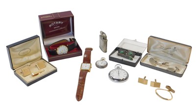 Lot 92 - A group of wristwatches, comprising a Rotary...