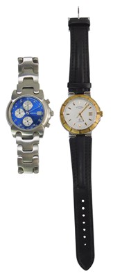 Lot 93 - A Volvo stainless steel cased gentleman's...