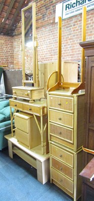 Lot 1050 - A group of furniture, comprising two pine...