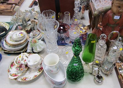Lot 2023 - Glass, metalware and ceramics, including a...