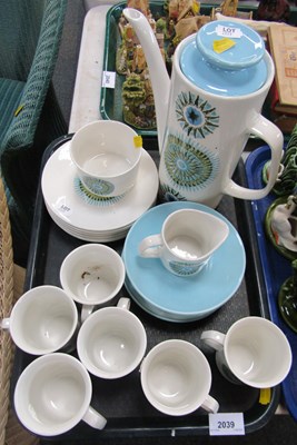 Lot 2039 - A JG Meakin studio ware coffee service, to...