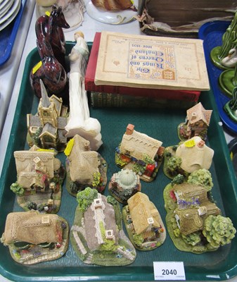 Lot 2040 - Lilliput Lane miniature houses, cigarette...