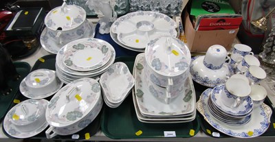 Lot 2044 - German porcelain dinner wares and ceramics,...