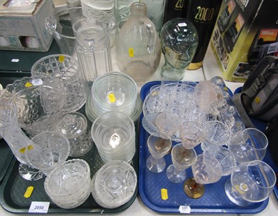 Lot 2050 - Glassware, including demi johns, large glass...