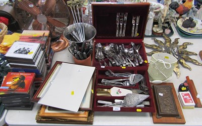 Lot 2052 - Ceramics and household metalwares, including...