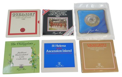Lot 244 - Six Royal Mint Brilliant Uncirculated Coin...